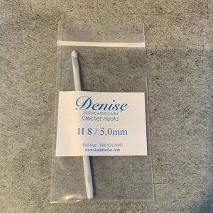 Denise Interchangeable Crochet Hooks Replacement Tip Size H 8/5.0mm New